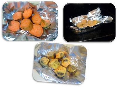 Gnoquis de boniato a la crema shiitake con nueces y remolacha frita