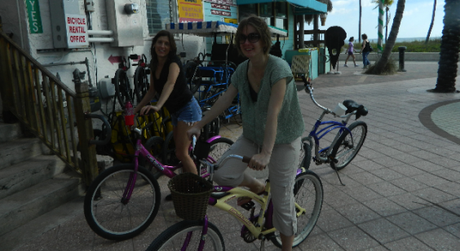 felicidad en bicicleta