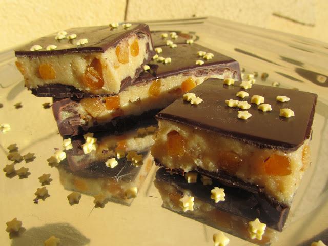 Turrón de praliné de naranja