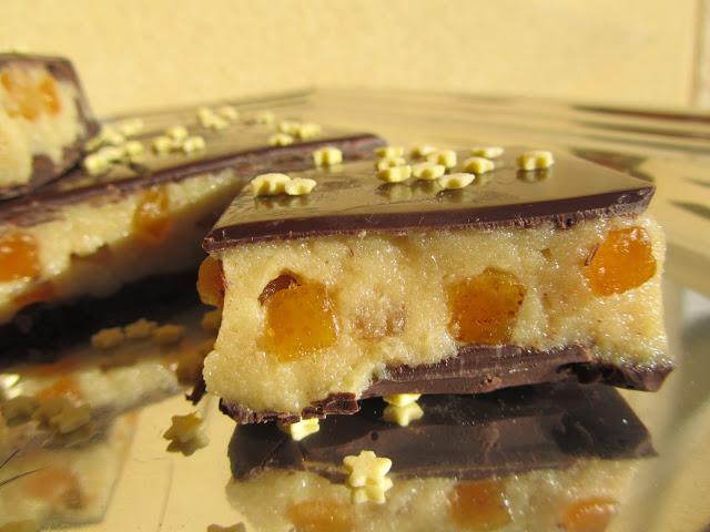 Turrón de praliné de naranja