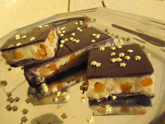 Turrón de praliné de naranja