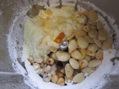 Turrón de praliné de naranja