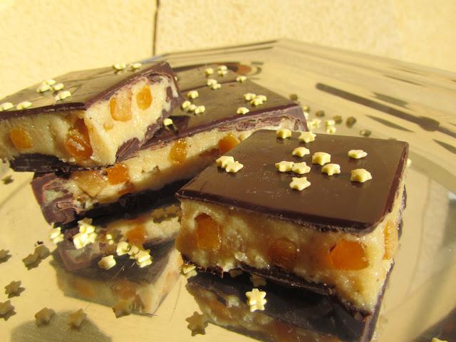 Turrón de praliné de naranja