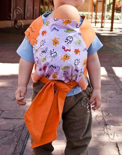 Mei-Tai para los peques con mochila a juego de Soñando Duendes