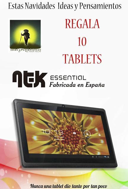 Una navidad  para todos. Ideas y Pensamientos regala 10 Tablets  NT-K Essential
