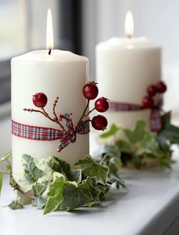 Inspiración: velas en Navidad - Inspiration: Christmas candles