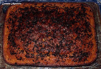 TARTA DE YOGURT CON ALMENDRAS Y NUECES