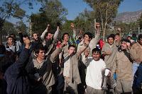 Imágenes de Libertad, por la liberación de presos  detenidos el 1 de diciembre de 2012  en protestas por imposición EPN