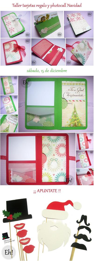Taller tarjetas regalo y photocall Navidad