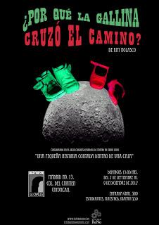 Marisa Giménez Cacho y el maestro José Caballero develaron placa de ¿Por qué la gallina cruzó el camino?