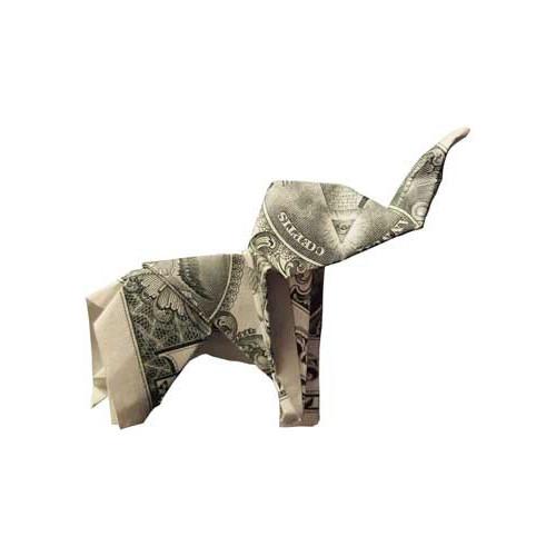 Origami con dinero