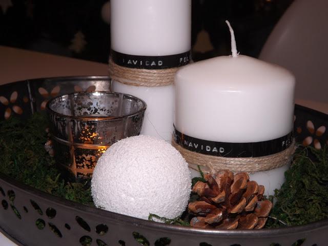 Creamos un centro de mesa navideño