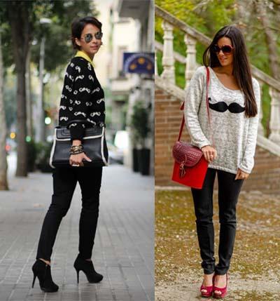 aw12 moustache sweater Tú decides: moustache, ¿si o no?