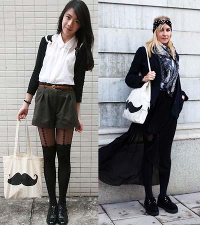 aw12 moustache bag Tú decides: moustache, ¿si o no?