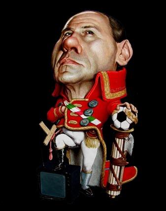 berlusconi caricatura
