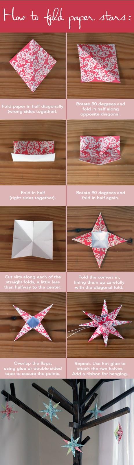 diy estrella en origami