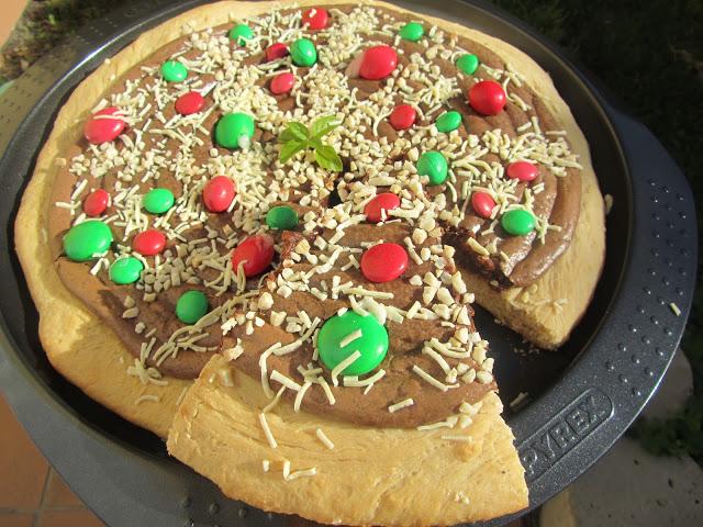Pizza de chocolate Y 9º JUANIRETO!