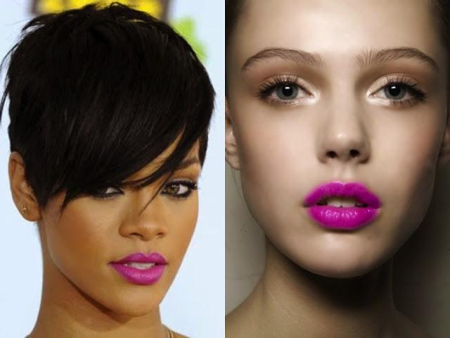 Labios fuertes y amplificados.