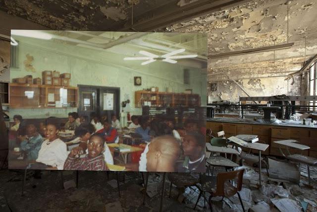 Escuela abandonada en Detroit