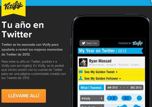 Twitter lanza página del año 2012 donde se pueden rememorar los acontecimientos más importantes y nuestra historia