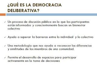 ¿Caminamos hacia la democracia deliberativa?