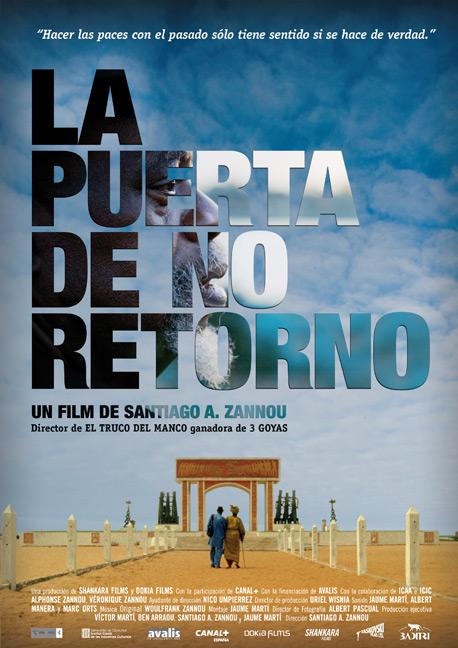Póster: La puerta de no retorno (Santiago A. Zannou, 2.011)