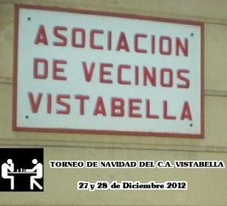 TORNEO DE NAVIDAD AJEDREZ RAPIDO C.A. VISTABELLA 2012