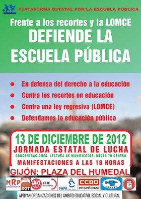 DEFIENDE LA ESCUELA PÚBLICA