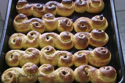BOLLOS DE SANTA LUCIA (LUSSEKATTER)