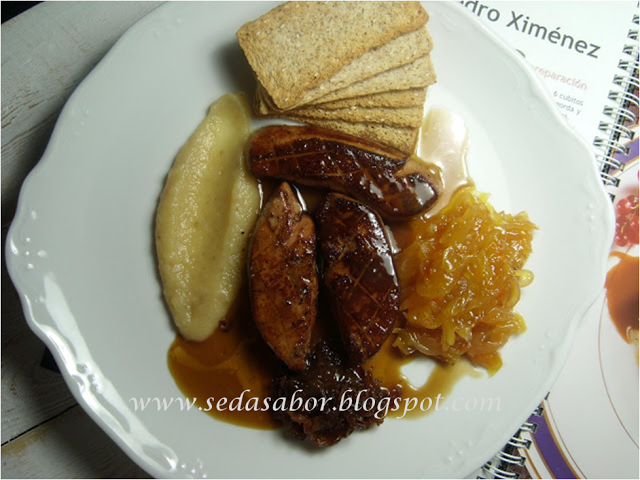 Foie Plancha con dos guarniciones