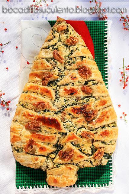 Pastel de Espinacas, Requesón y Nueces.