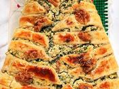 Pastel espinacas, requesón nueces