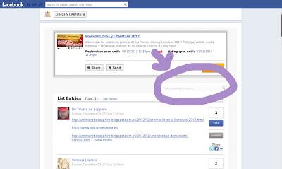 ¡Vota a Noche de Palabras para los Premios Libros y Literatura 2012!