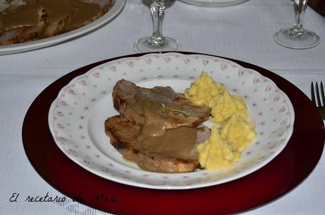 TERNERA CON SALSA DE CASTAÑAS