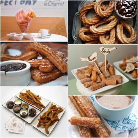 Chocolate and churros bar Chocolate and churros bar