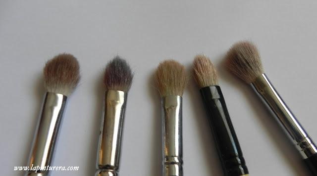 Comparativa de mis brochas de difuminar: cuáles recomiendo