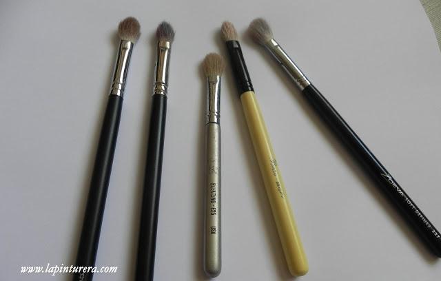 Comparativa de mis brochas de difuminar: cuáles recomiendo