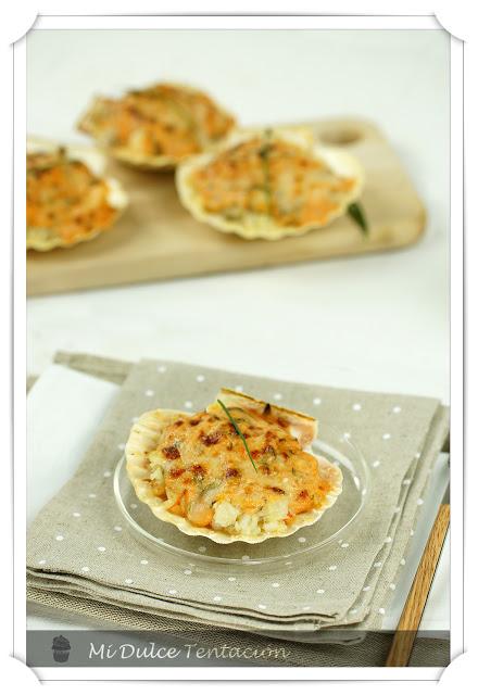 Conchas de Bacalao Gratinadas
