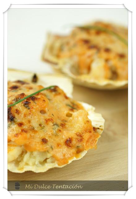 Conchas de Bacalao Gratinadas