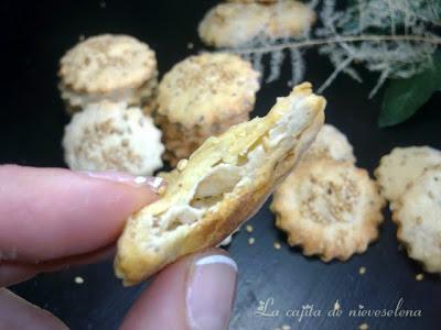 Chapetas de queso y orégano