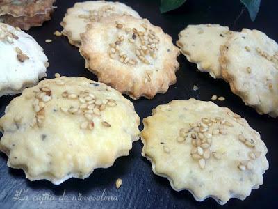 Chapetas de queso y orégano