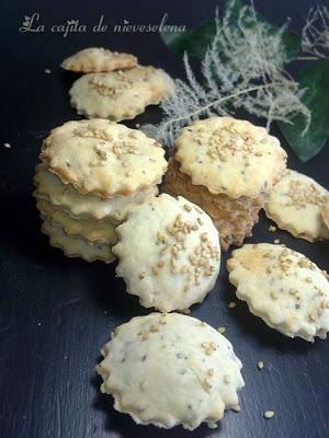 Chapetas de queso y orégano