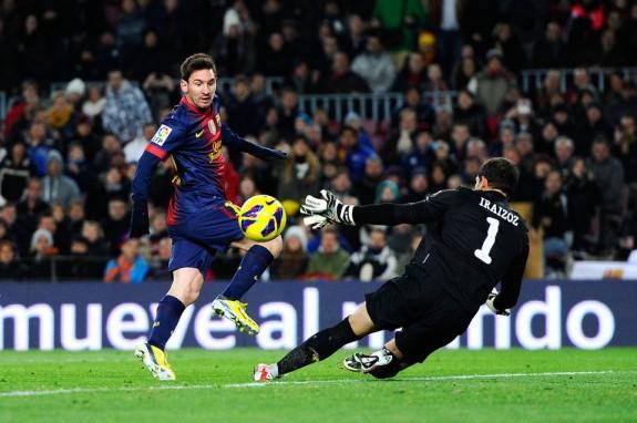 La pierna derecha de Messi