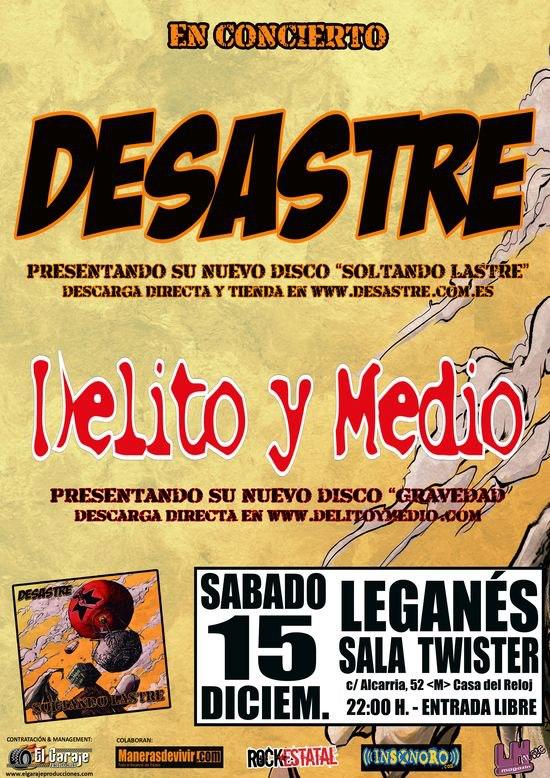 DESASTRE Y DELITO Y MEDIO EN LEGANES