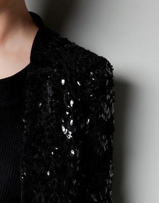 Chaqueta lentejuelas ZARA