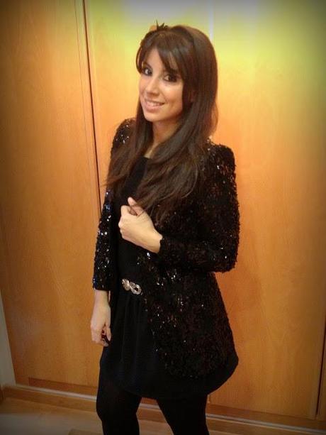 Chaqueta lentejuelas ZARA