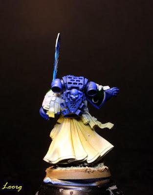 Detalle trasero de Turmiel de la caja de Warhammer 40000: Venganza Oscura