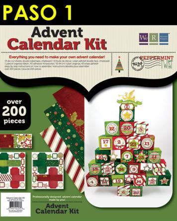 Peppermint Advent Calendar Kit