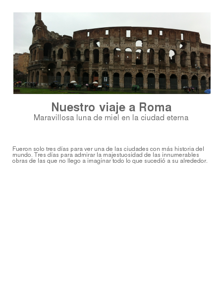 Glossi.com - Viaje a Roma