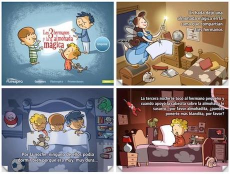 Nueva App gratuita de Fluirespira para niños La almohada magica